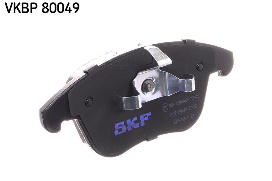 Jeu de 4 plaquettes de frein SKF ref. VKBP 80049